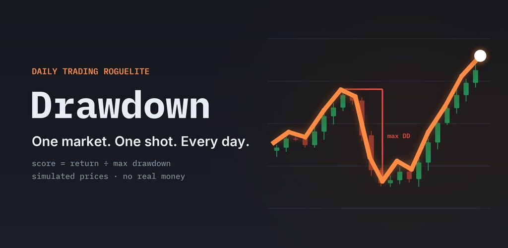 Drawdown: daily trading roguelite